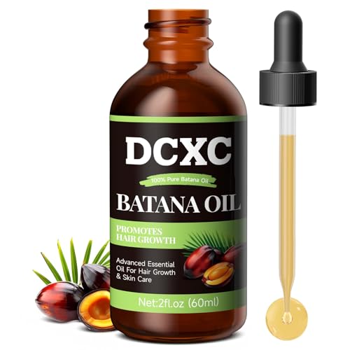 DCXC 100% Pure & Natural Batana Oil for Hair Growth - Strengthens Hair, Reduces Breakage and Hair Loss, Enhances Shine - Nourishment For All Hair Types - 60ml