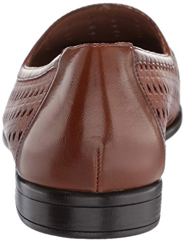 Trotters Womens Liz Open Weave Ballet Flat, Brown, 6 Wide Us #TOP2