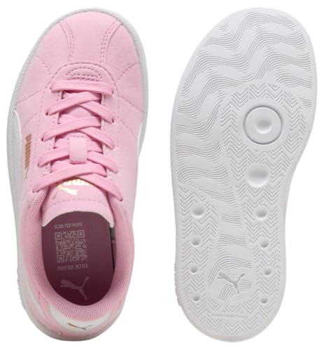 PUMA Club II PS Sneaker, Pink Shimmer White, 13 UK Enfant, Pink Shimmer PUMA White, 32 EU
