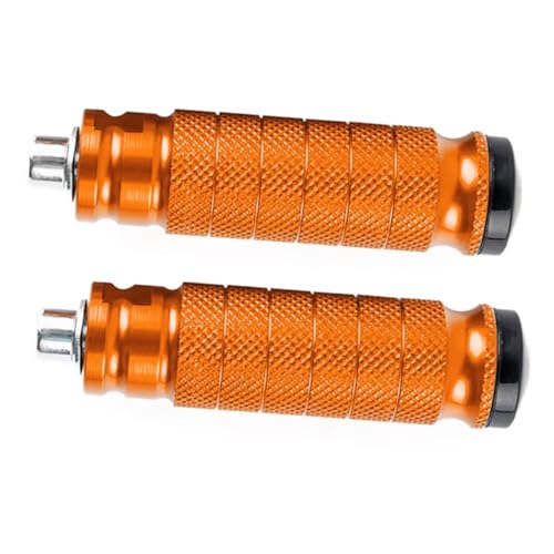 Repose pieds moto universels orange résistant aux chocs de motocross