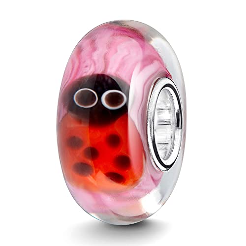 MATERIA, perline in vetro di Murano rosa