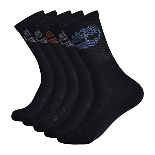 Timberland Boys' 5Pack Sport Crew Socks