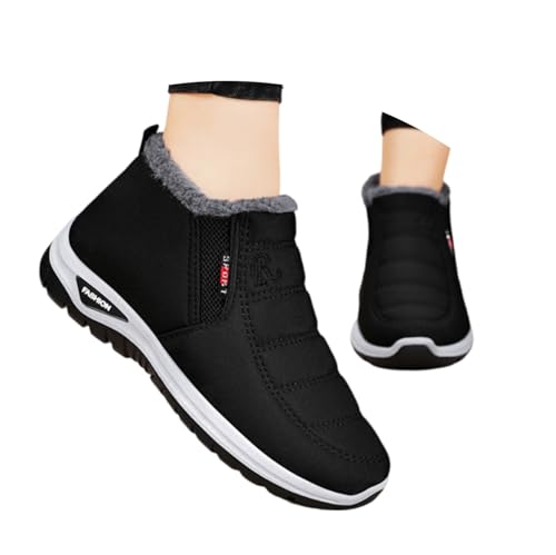 Winter Boots Winterstiefel Gefüttert,Damen Herren Unisex...