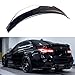 WheelX Rear Spoiler Compatible with BMW 3 Series F30 2012–2018 & M3 F80 2014–2019 Sedan, PSM Style Duckbill High Kick Trunk Lip Wing Fits 320i 328i 330i 335i 340i (Forged Carbon Fiber Pattern)