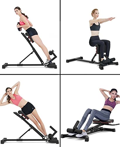Hyperextension Romeinse Stoel voor Thuissportschool Fitness, Multifunctionele Gewichtsbank Apparatuur Rugverlenging Ab Oefening voor Mannen Vrouwen, Ladingen 300kg - Image 7
