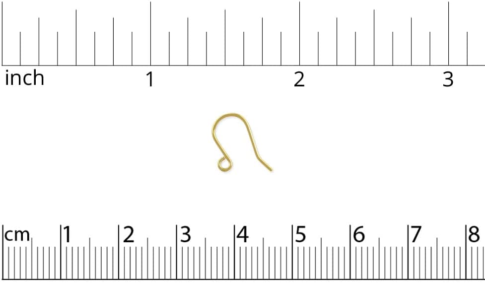 Ear Wire - Shepards Hook 20mm Gold Plated (6-Pcs)