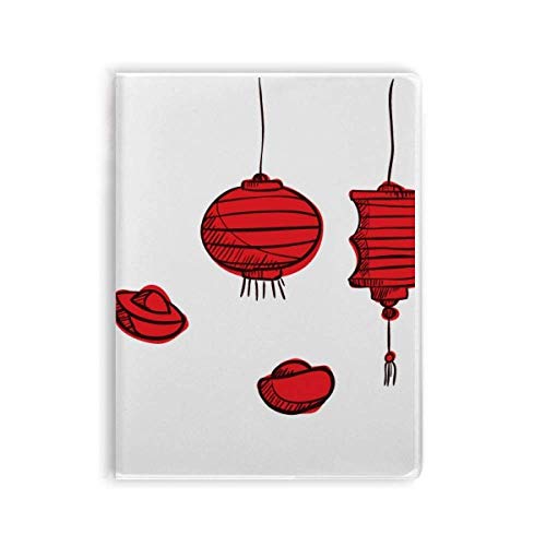 Carnet de notes souple Red Lanterns pour organiser vos écrits du Coq