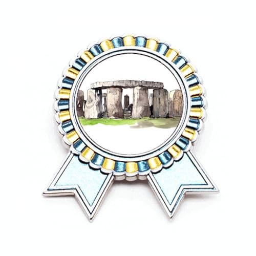 Broche Stonehenge Angleterre Idéale sur un Blazer ou une Écharpe
