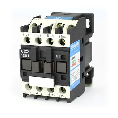 Contactor trifásico CJX2-1201 de 12A y 110V para la gestión segura de sistemas eléctricos