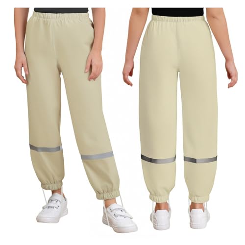 YiZYiF Unisex Girls Boys Water Resistant Rain Pants Waterproof and Windproof Outdoor Rain Trousers 2-12 Years