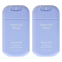 HAAN Hydrating Hand Sanitizer - Morning Glory for Unisex - 1.01 oz Hand Sanitizer - Pack of 2