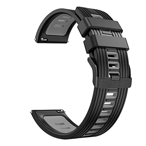 Bracelet silicone 22mm pour TicWatch Pro 3 GPS LTE et montre connectée S2 E2