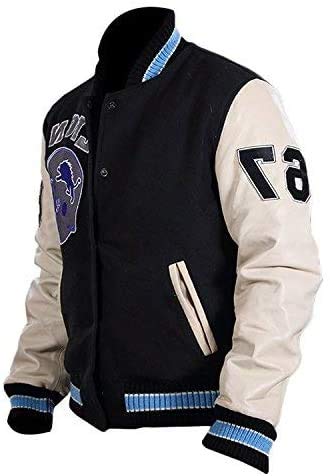 Hill Cop Foley Varsity Jacket | Men’s Alex Beverly y Cop Detroit Blue Lions Jacket2