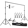 Slow dolphin photo video studio 12ft w x 10ft h heavy duty adjustable photography backdrop stand background support system kit with carry bag  urban country home decor