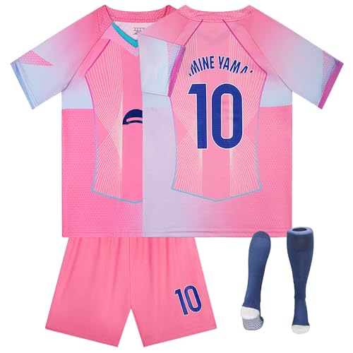 Conjunto de camiseta de fútbol para niños, camiseta de fútbol 25/26, camiseta nº 10, camiseta de fútbol para adultos/niños, camiseta de fútbol, chándal, pantalones cortos, conjuntos de calcetines para