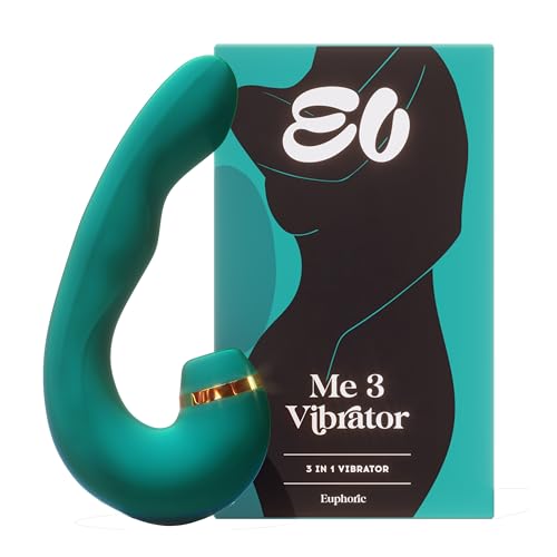 Euphoric® Me 3 G Spot Vibrator - 3in1 Spot G Stimulator and Couples Vibrator, Quiet and USB-Rechargeable, Ultimate Dual Stimulation, Waterproof Design, Unforgettable Experience, Engineered in Germany