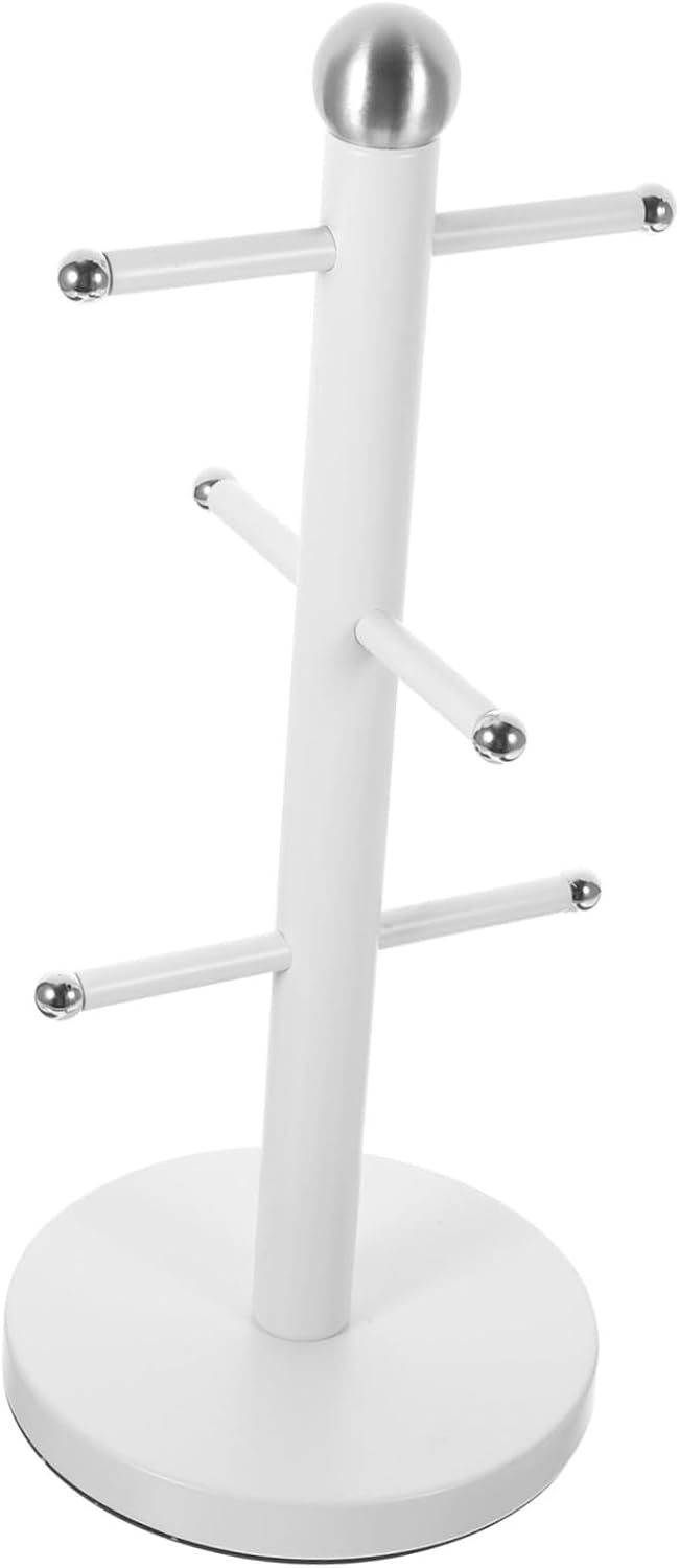 Mug Holder Tree Stand Iron Cup Rack Coffee Mug Hooks Countertop Organizer