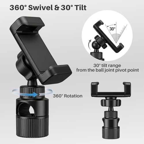 Soporte de teléfono D01 para trípode de cámara de acción y grabación estable 4