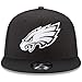 New Era NFL 9FIFTY Black White Adjustable Snapback Hat Cap One Size Fits All (Philadelphia Eagles)
