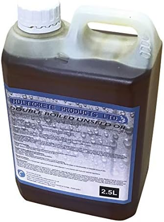 Double Boiled Linseed Oil - Traditional Wood Treatment, Seal/Oil Bare Woods (2.5 litres)