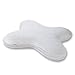 maxVitalis Orthopädisches Nackenstützkissen, Visko-Schmetterlings-Kissen, Bauchschläfer-Kissen, Baumwolle/Mikrofaser, weiß