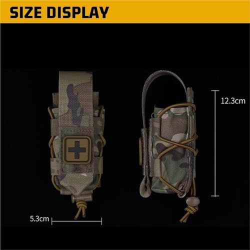 Pochette micro-compacte med Molle de premiers secours tactique noire