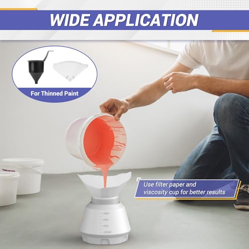 GEJRIO 1000W HVLP Paint Sprayer 1400ml 5 Nozzles - Image 6