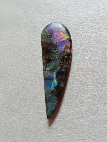 Labradorite naturelle de qualité supérieure 62mm pour bijoux d'exception - 6
