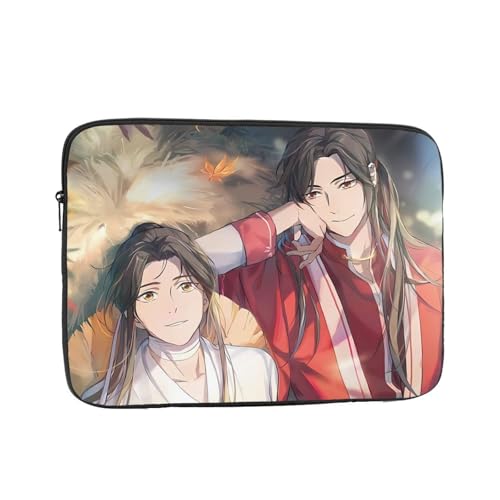 天官賜福 花城 謝憐 謝怜17 ノートpc ケース ハンドバッグ コンピューター 保護ケース 大容量 通学 通勤 ビジネス 出張 旅行 10/12/13/15/17 インチ 13 inch