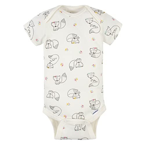Image of Gerber Unisex Baby 5-Pack Short Sleeve Variety Onesies Bodysuits