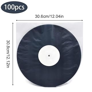100 pièces Pochette de Disque pochettes Pochettes Intérieures Disque Vinyle Dynamic Anti-Statiques Pochette De Protection en Plastique Pochette Vinyle Pochettes,pour Disques Vinyles de 12 Pouces - Les Beatles, Paul McCartney, John Lennon, RIngo Starr, George Harrison 100 pièces Pochette de Disque pochettes Pochettes Intérieures Disque Vinyle Dynamic Anti-Statiques Pochette De Protection en Plastique Pochette Vinyle Pochettes,pour Disques Vinyles de 12 Pouces – Image 2