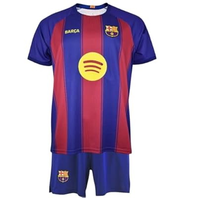 FC Barcelona Conjunto 1a Equipación 2025/26 Réplica Oficial (FR/ES, Edad, 4 años, Regular, Azulgrana) | Ya disponible en tu tienda friki favorita! En mundofriki.es!