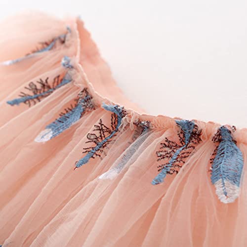 Vestido rodado para meninas, vestido de princesa moderno de verão, vestido casual para o dia das mãe