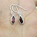 Natural Top Quality Red Garnet Gemstone 925 Sterling Silver Red Stone Handmade Dangle Earrings Jewelry Gift for Women