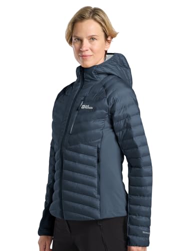 Jack Wolfskin Damen Routeburn Pro Ins Jkt W, Midnight Sky, L EU – Ansicht 1