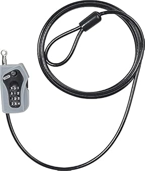 ABUS(アブス) ダイヤルロック ブラック 200cm コンビループ205 (205/200 Combiloop)