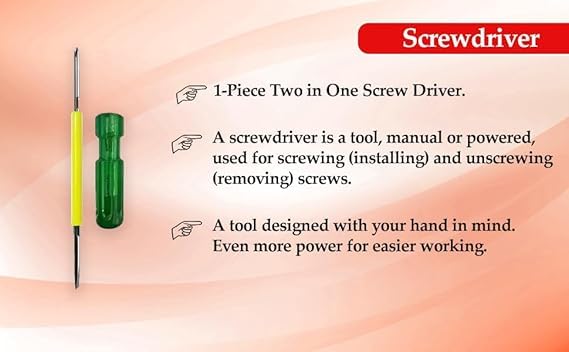 Image of 4-Piece Combo: 1 Combination Plier, 1 Wire Stripper, 1 Line Tester, 2-in-1 Screwdriver