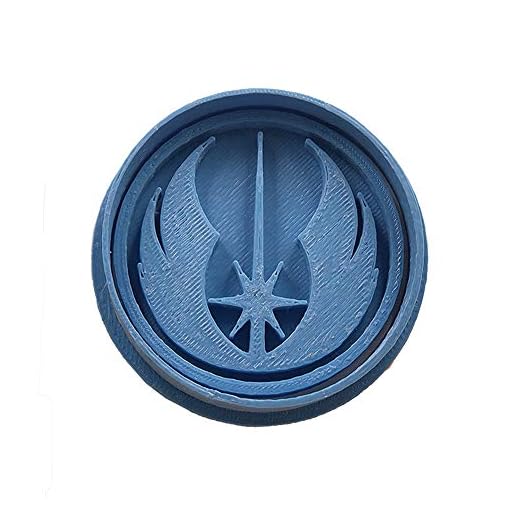 cuticuter ordningen Jedi Star Wars formad, blå, 8 x 7 x 1,5 cm
