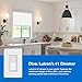 Lutron Diva Smart Dimmer Switch Kit for Caseta Lighting w/ Hub, Pico Remote & Pedestal, Smart Dimmer Works with Apple Home, Ring, Google Home, 3 Way, DVRF-BDG-1DP-A