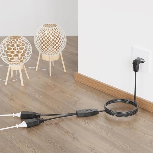 Przedłużacz 2-drożny Euro, przedłużacz euro 1,5 m, kabel zasilający 2 w 1, potrójna wtyczka typu C, maks. 0,75 mm², 2,5 A/250 V do TV, PC, monitora, lampy, czarny