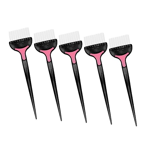Gogogmee Diy Hair Coloring Kit 5pcs Oil Comb Dye Brush Soft Hair Brush for Home Salon Use