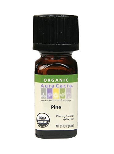 Aceite Esencial de Pino Orgánico 0.25 Oz Aura Cacia miniatura 1