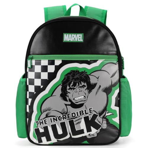 Mochila infantil Disney Frozen Princess Minnie Marvel com glitter para meninos e meninas | Mochila infantil infantil do jardim de infância, Smash Force Hulk, Medium, Personagem