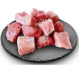 Mit Pufai Grocery, Gulasch gemischt Schwein und Rind 400 Gramm [Frischegarantie]