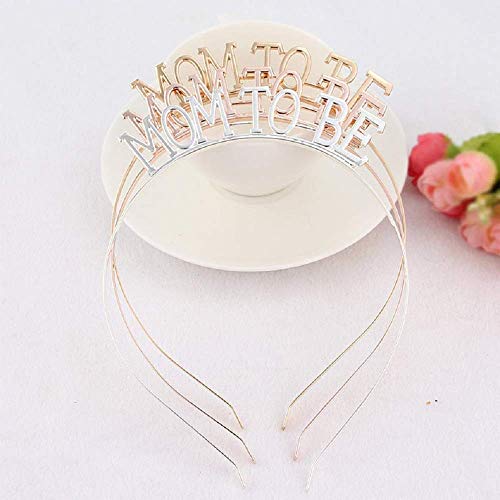 Image of FancyDressWale Baby Shower Mother to Be Crown Tiara- Gold