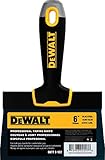 DEWALT 6-Inch Taping Knife | Blue Steel w/Soft Grip Handle