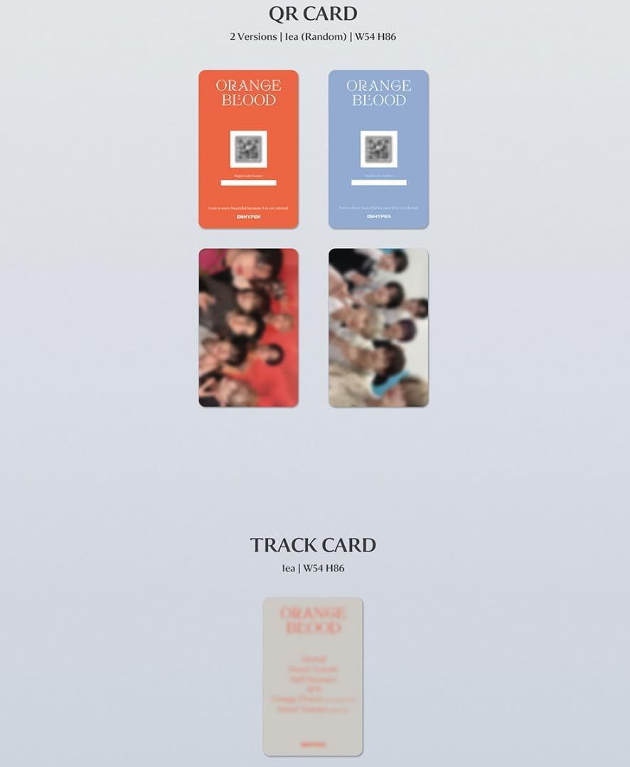 ENHYPEN ORANGE BLOOD 5th Mini Album Weverse Albums Ver