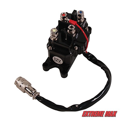 Extreme Max 5600.3004 Universal Replacement Contactor/Relay For 2000-3600 Lb. Atv Winches #TOP3