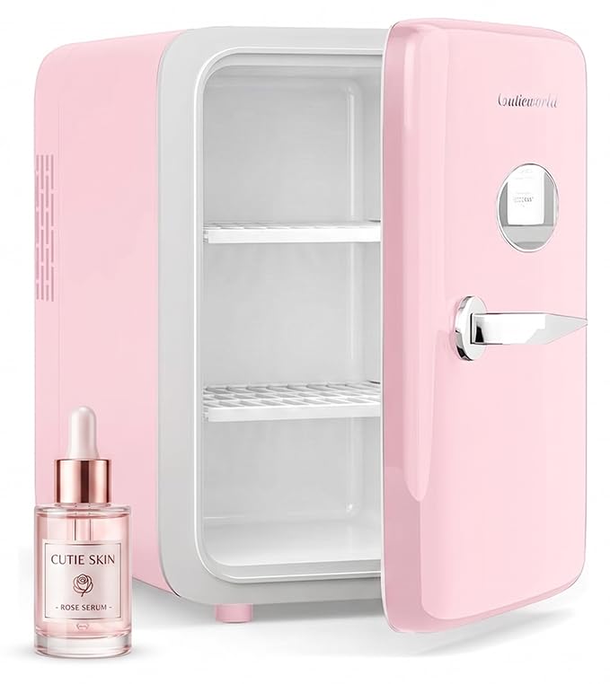 4L Skincare Fridge, Baby Pink
