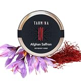 Tahmina Afghan Saffron, Premium Grade 1 ISO Certified Threads, 1 Gram — Ethically Sourced, Super Negin, Pure & Authentic Red Gold Spice for Cooking, Tea, Rice, Paella & Desserts